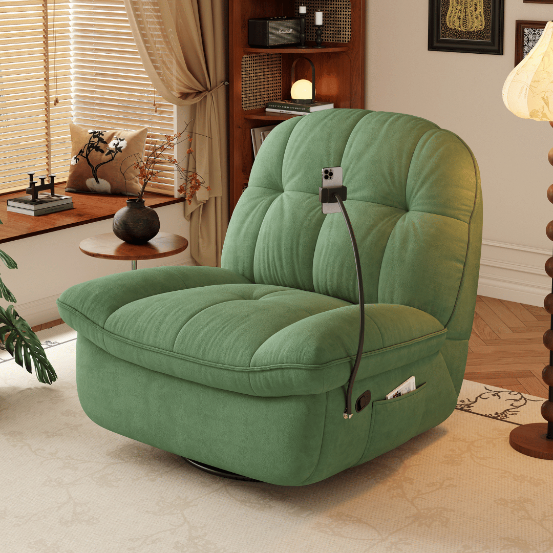 Gillian Fabric Recliner Armchair Sofa