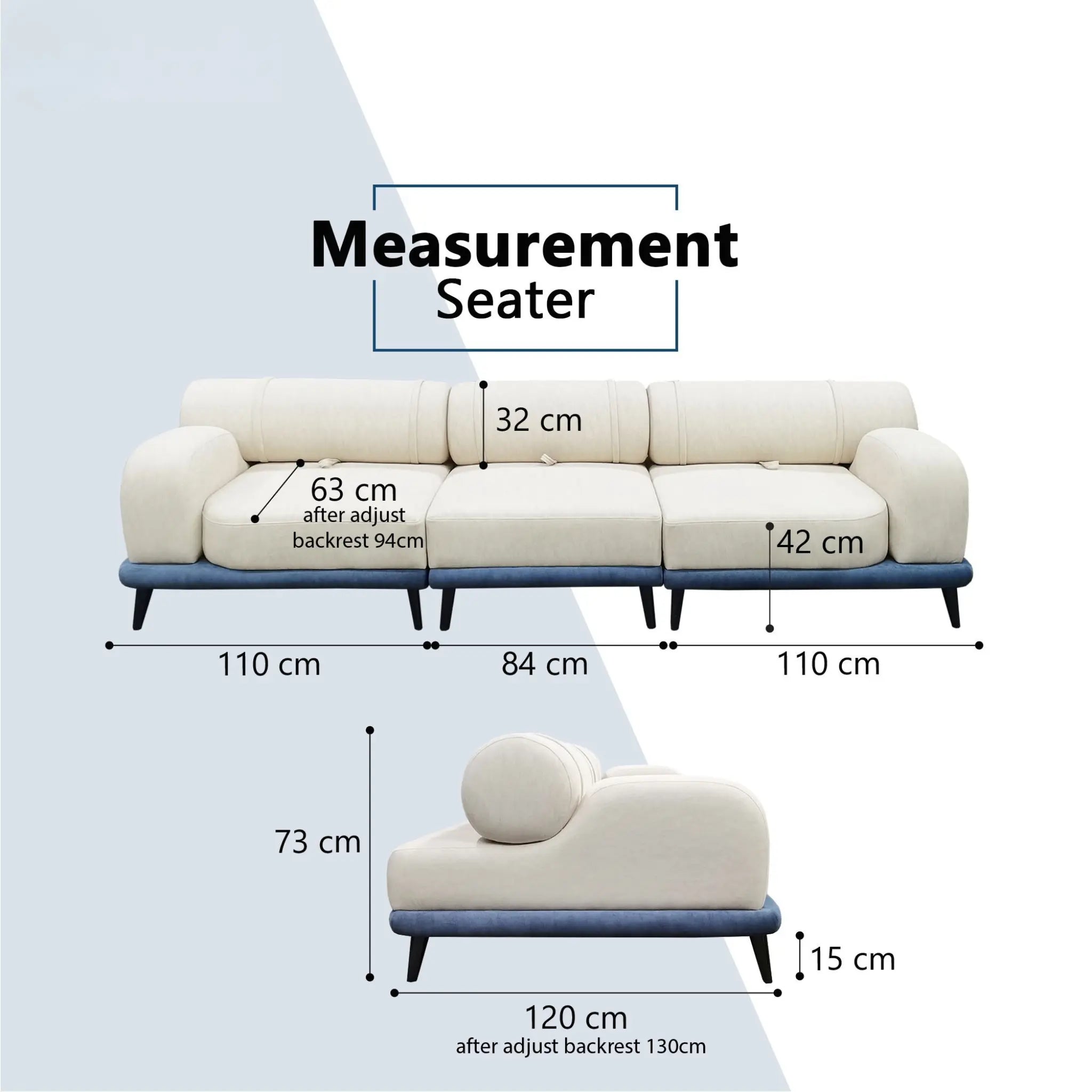Pryla Fabric Sectional Sofa (Pet Friendly & Easy Clean) - Esteller