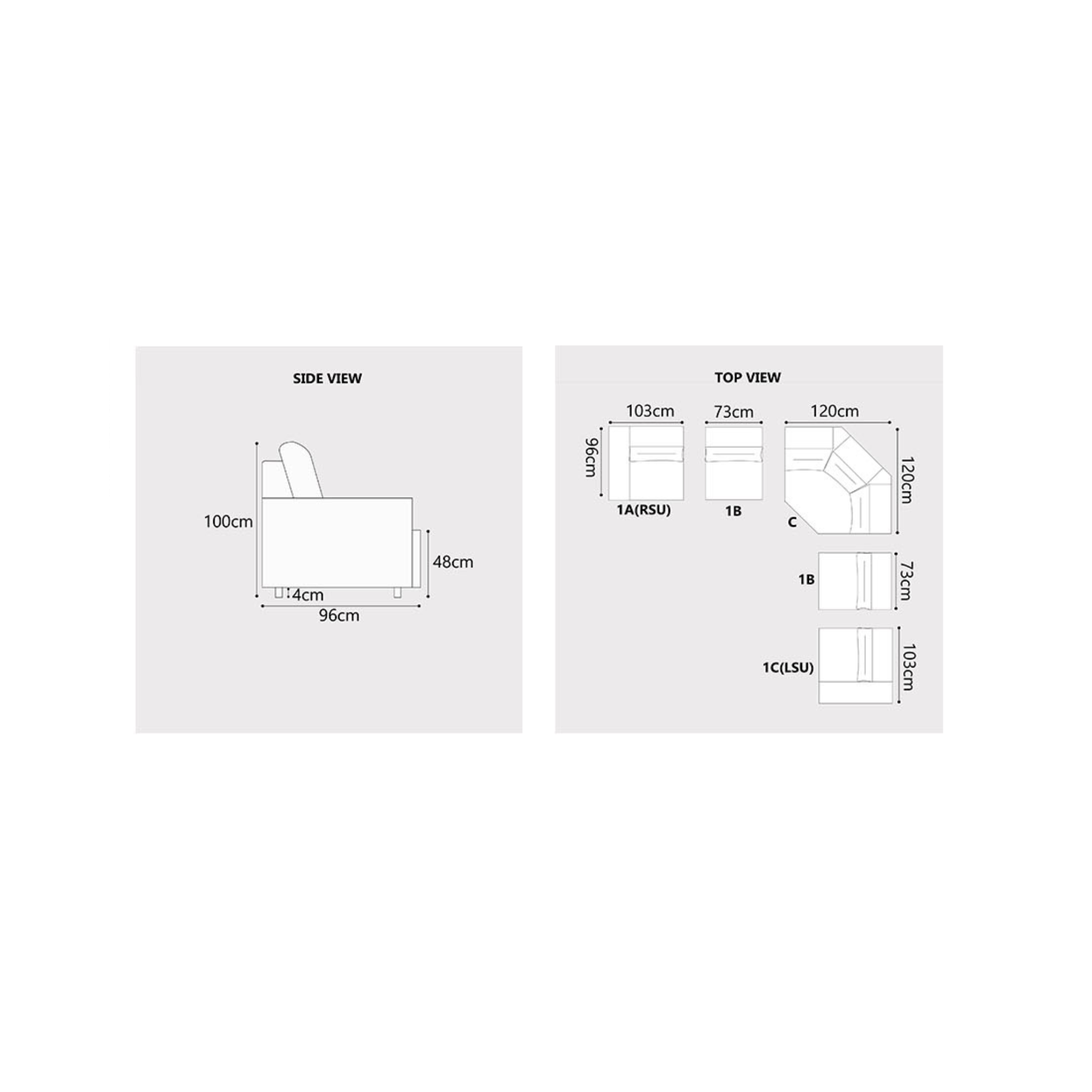 Enricus Fabric Adjustable Headrest Recliner Corner Sofa (Pet Friendly & Easy Clean)