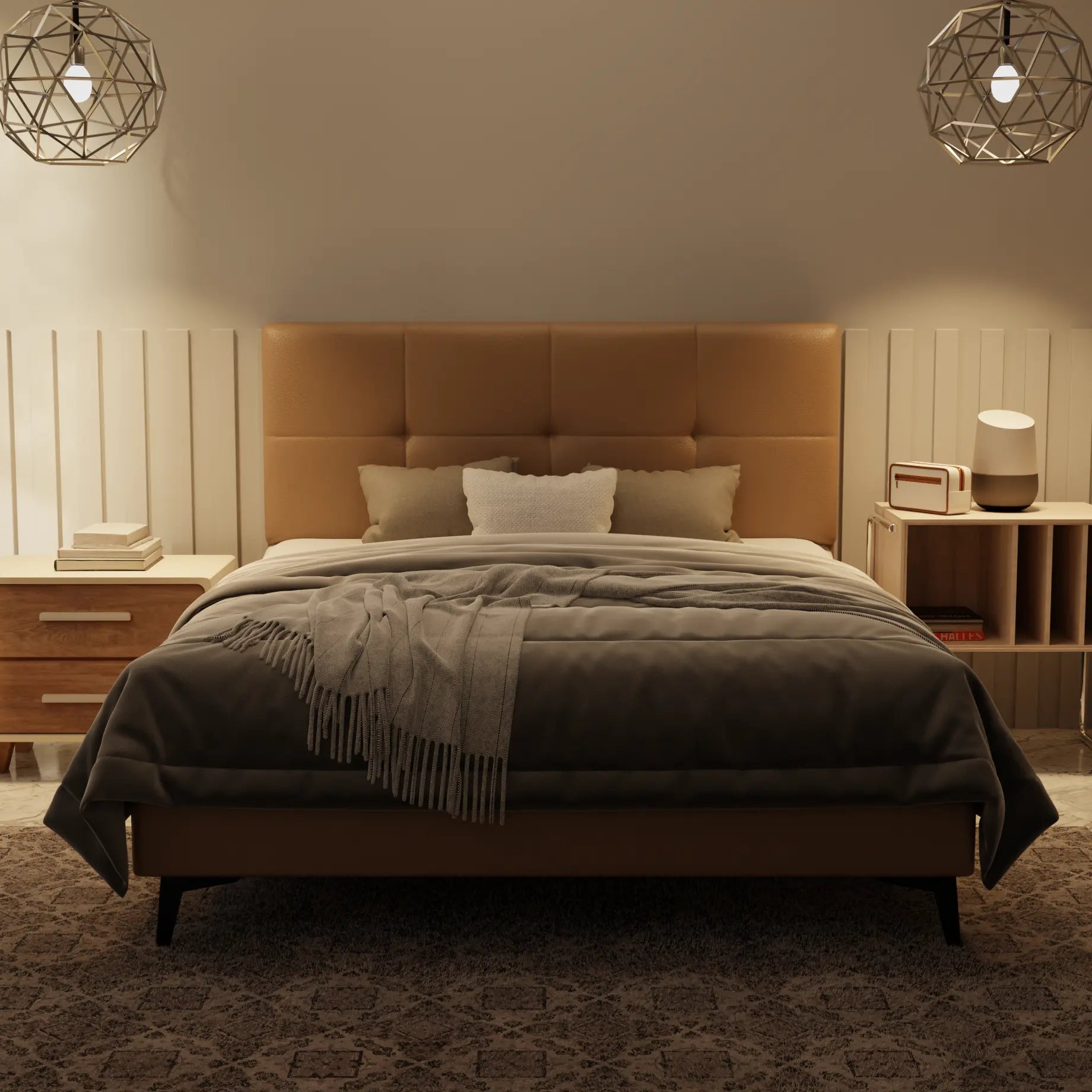 Koane Genuine Leather Divan Bed Frame XYXBED