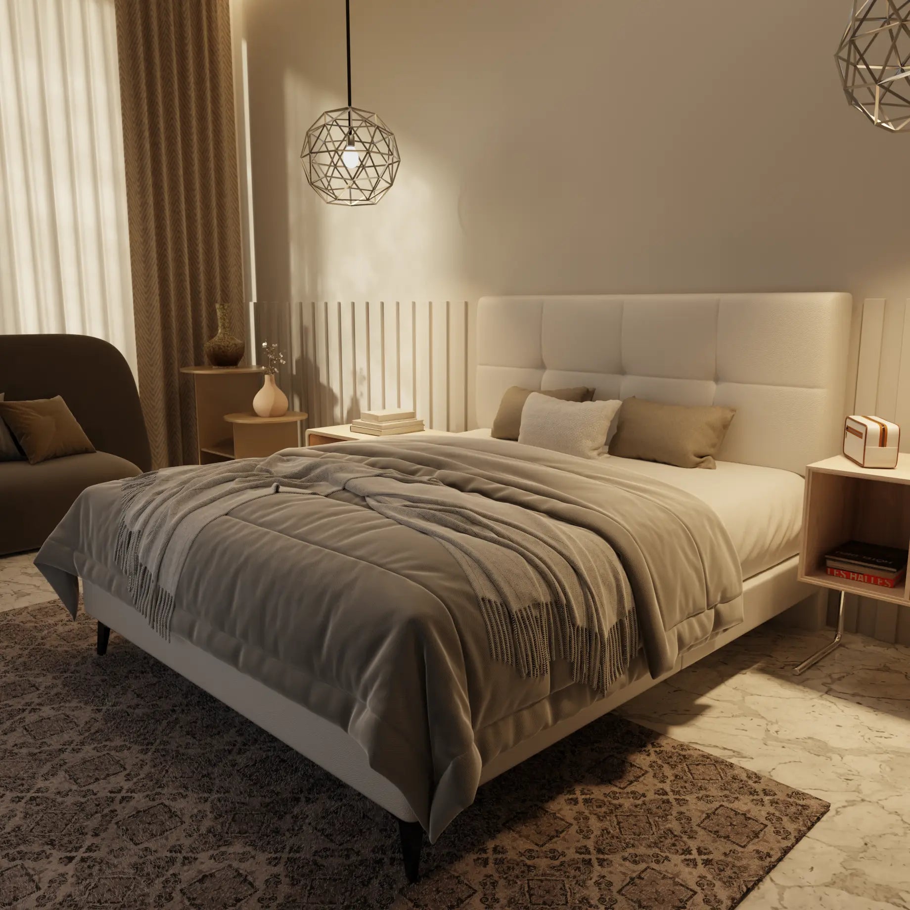 Koane Genuine Leather Divan Bed Frame XYXBED