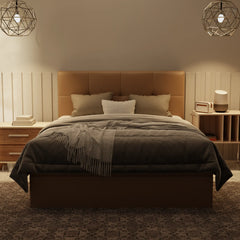 Koane Genuine Leather Storage Bed (Gas Lift) XYXBED