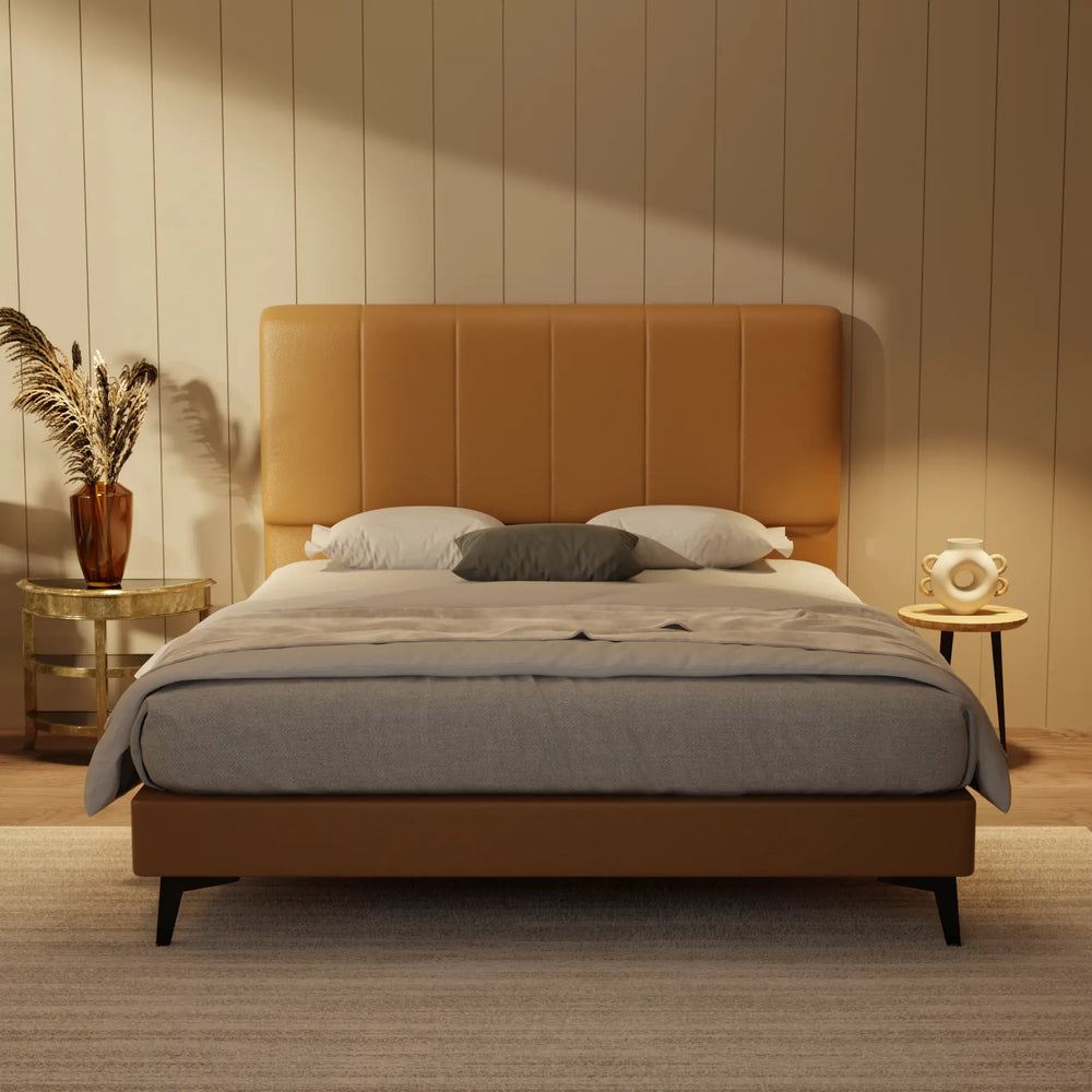 Joane Genuine Leather Divan Bed Frame XYXBED