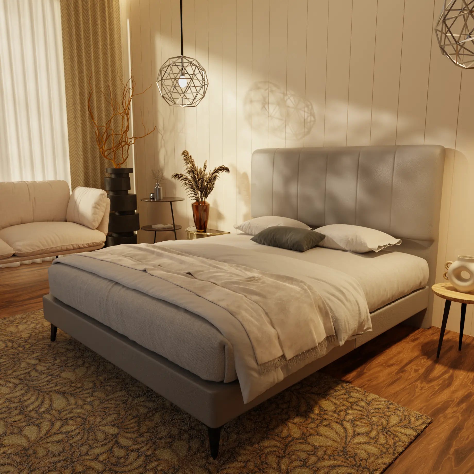 Joane Genuine Leather Divan Bed Frame XYXBED