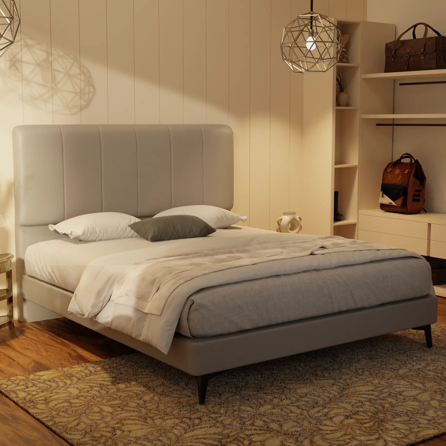 Joane Genuine Leather Divan Bed Frame XYXBED
