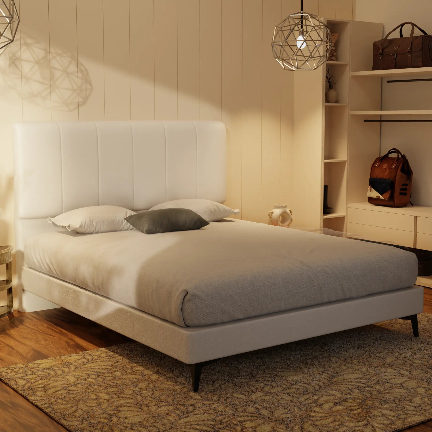 Joane Genuine Leather Divan Bed Frame XYXBED