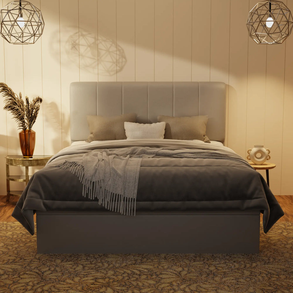 Joane Genuine Leather Storage Bed (Gas Lift) XYXBED
