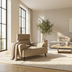 Brylor Fabric Adjustable Backrest Sofa (Pet Friendly & Easy Clean)