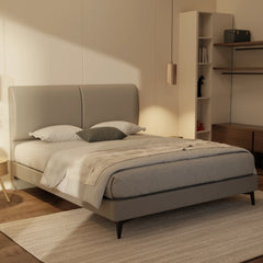 Gretelle Genuine Leather Divan Bed Frame XYXBED