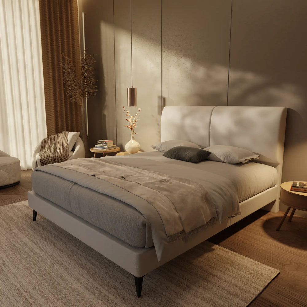 Gretelle Genuine Leather Divan Bed Frame XYXBED