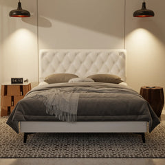 Wimble Genuine Leather Divan Bed Frame XYXBED