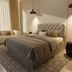 Wimble Genuine Leather Storage Bed (Gas Lift) XYXBED