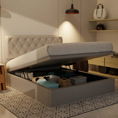 Wimble Genuine Leather Storage Bed (Gas Lift) XYXBED