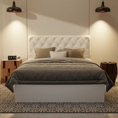 Wimble Genuine Leather Storage Bed (Gas Lift) XYXBED