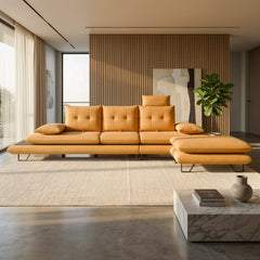 Rovanor Fabric Adjustable Backrest & Armrest Sofa (Pet Friendly & Easy Clean)