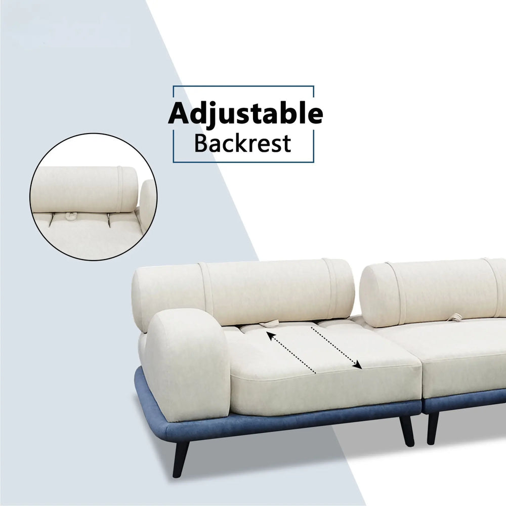 Pryla Fabric Sectional Sofa (Pet Friendly & Easy Clean) - Esteller