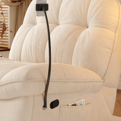 Gillian Fabric Recliner Armchair Sofa