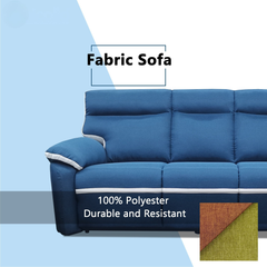 Novar Fabric Recliner Sofa (Pet Friendly & Easy Clean)