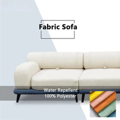 Pryla Fabric Sectional Sofa (Pet Friendly & Easy Clean) - Esteller