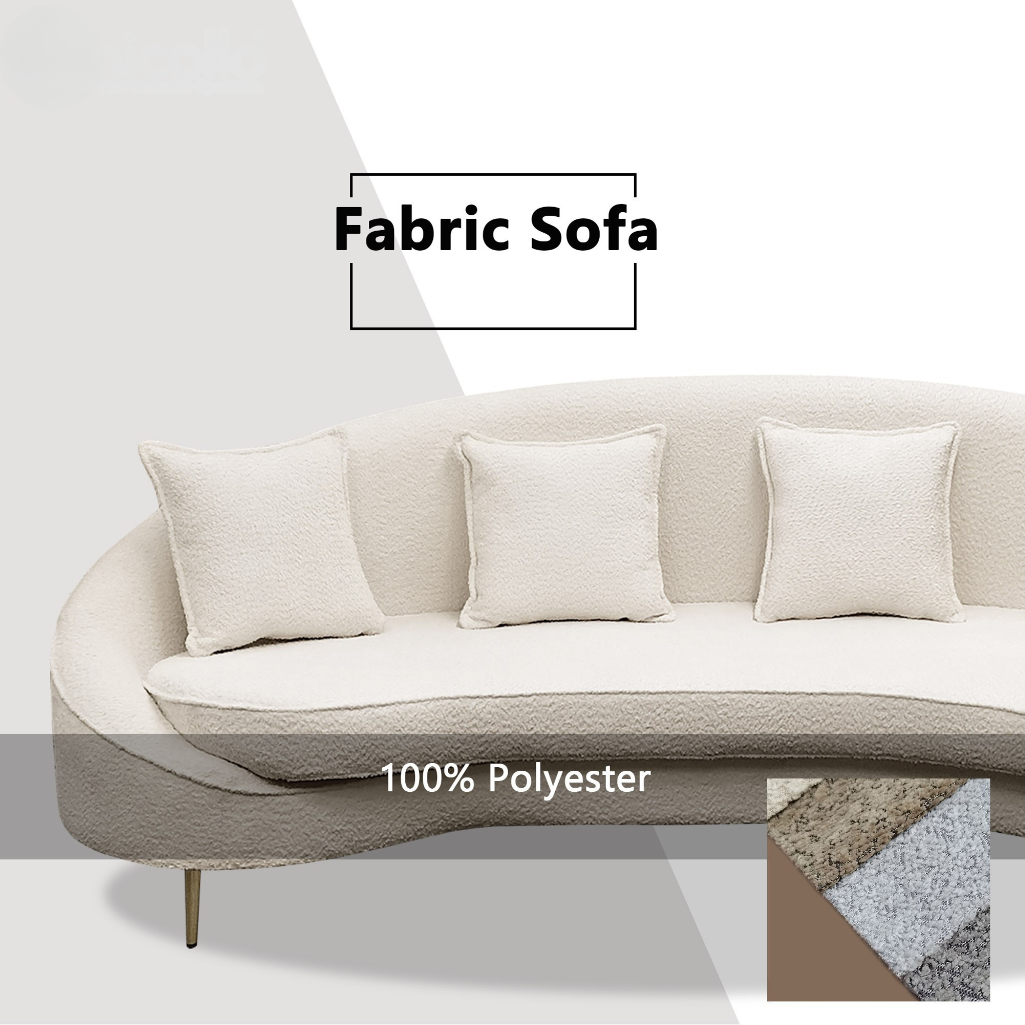 Wyra Fabric Sofa (Pet Friendly & Easy Clean)