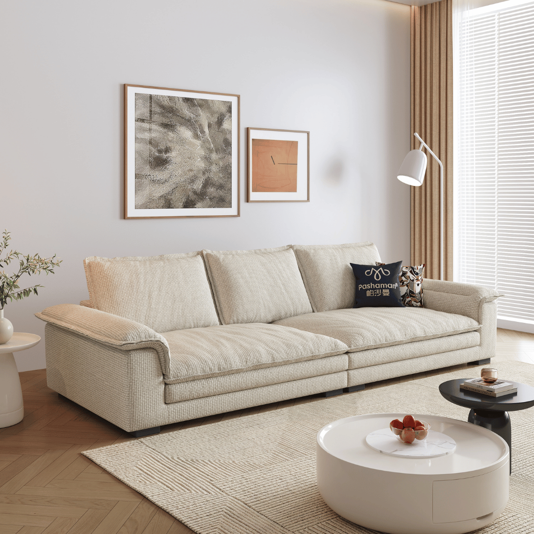 Boane Fabric Sofa (Pet & Friendly & Comes with USB Charger)