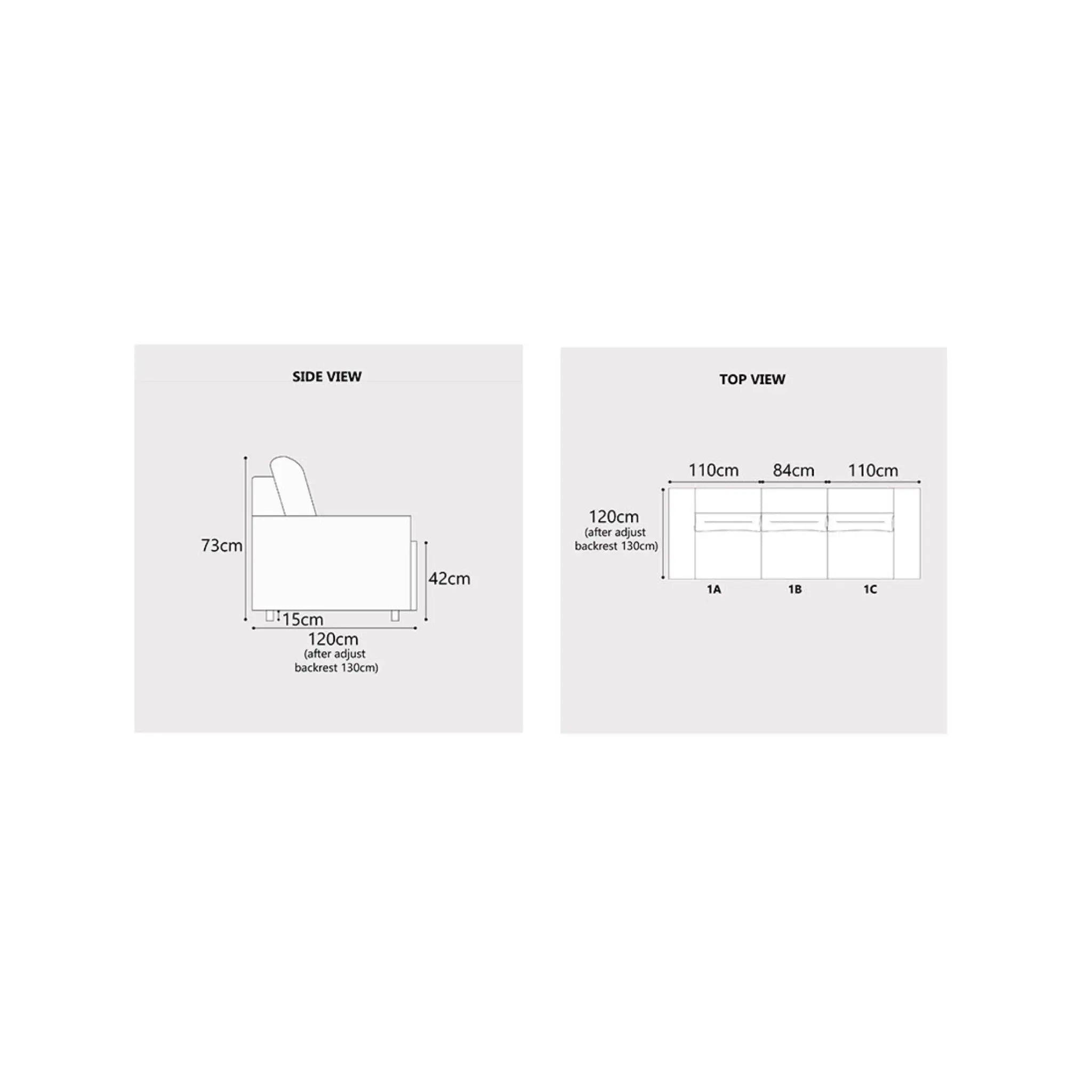 Pryla Fabric Sectional Sofa (Pet Friendly & Easy Clean) - Esteller