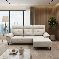 Amby Fabric L-Shaped Sofa (Pet Friendly & Easy Clean)