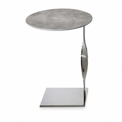 Valdrisse Luxury Stone Round Side Table