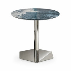 Mariselle Round Luxury Stone Side Table