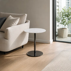 Lunessa Round Luxury Stone Side Table