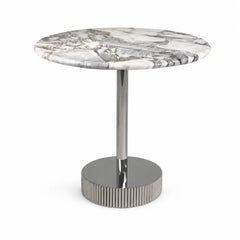 Orlena Round Luxury Stone Side Table