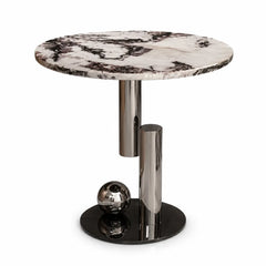 Celestio Luxury Stone Round Side Table