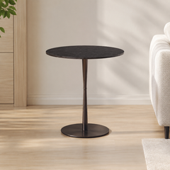Corvello Luxury Stone Round Side Table