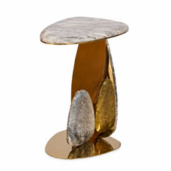 Aurevello Luxury Stone Organic Side Table