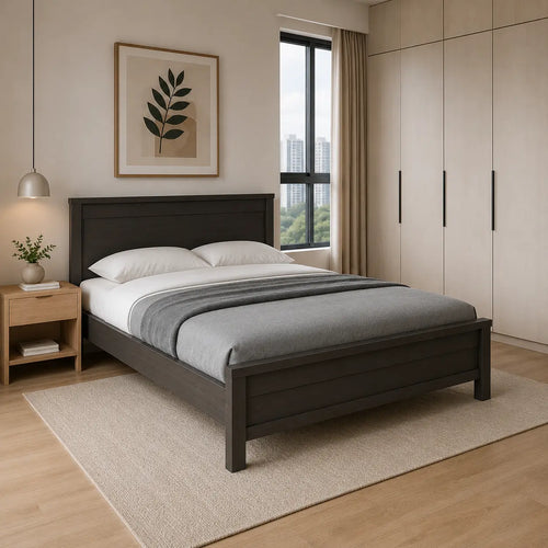 Celmira Wooden Bed Frame (Queen)