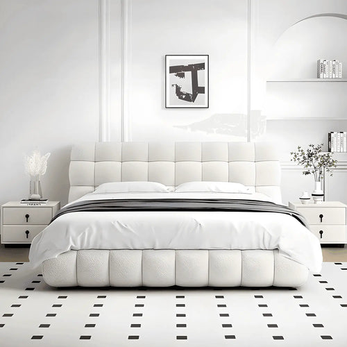 Megafurniture | Bella Teddy Fabric Bed Frame | Bed