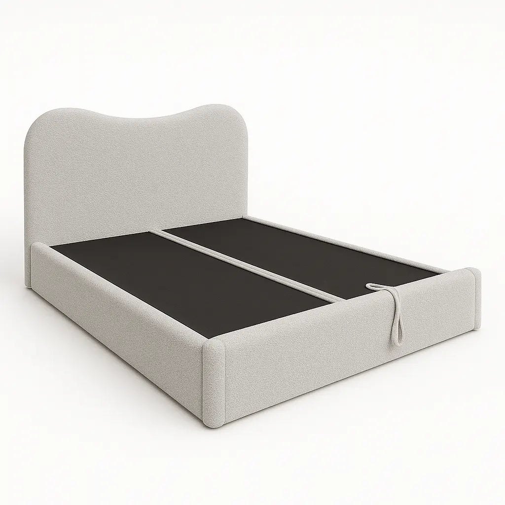 Megafurniture | Bondi Boucle Fabric Storage Bed | Storage Bed