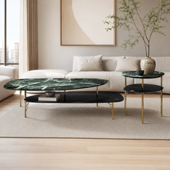 Viridelle Luxury Stone Coffee Table Set