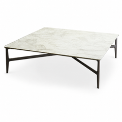 Sorevane Luxury Stone Square Coffee Table