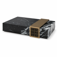 Kuyu Luxury Stone Rectangular Coffee Table