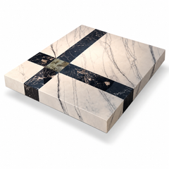 Minotte Luxury Stone Square Coffee Table