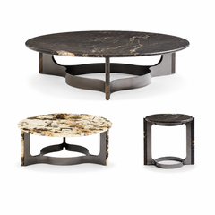 Valdoren Luxury Stone Coffee Table Set