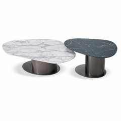 Orvessa Luxury Stone Coffee Table Set