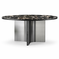 Portofino Round Luxury Stone Dining Table