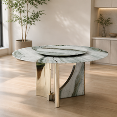 Positano Round Luxury Stone Dining Table