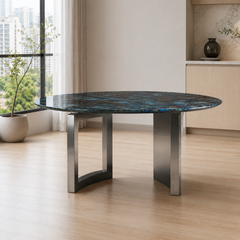 Ravello Round Luxury Stone Dining Table