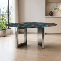 Ravello Round Luxury Stone Dining Table