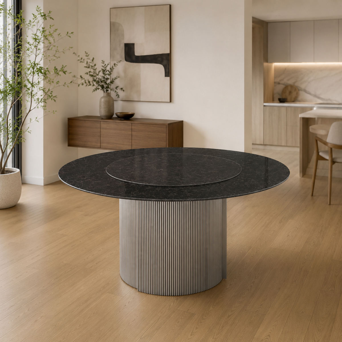 Sienna Round Luxury Stone Dining Table