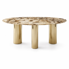 Aurevane Pandora Luxury Stone Dining Table