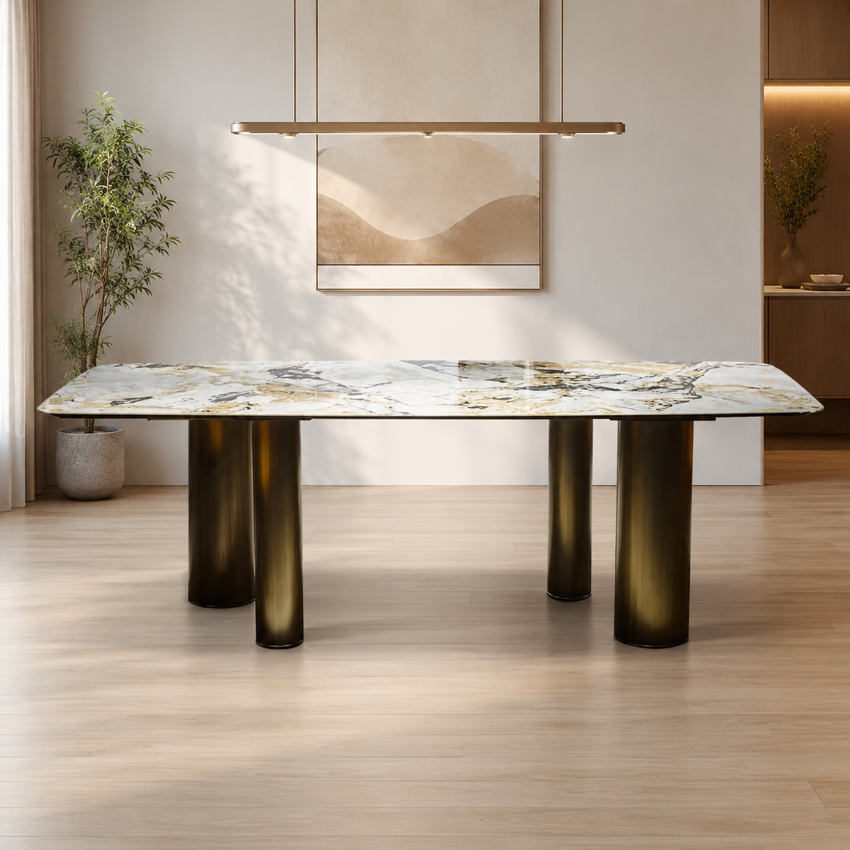 Calderis Pandora Luxury Stone Dining Table
